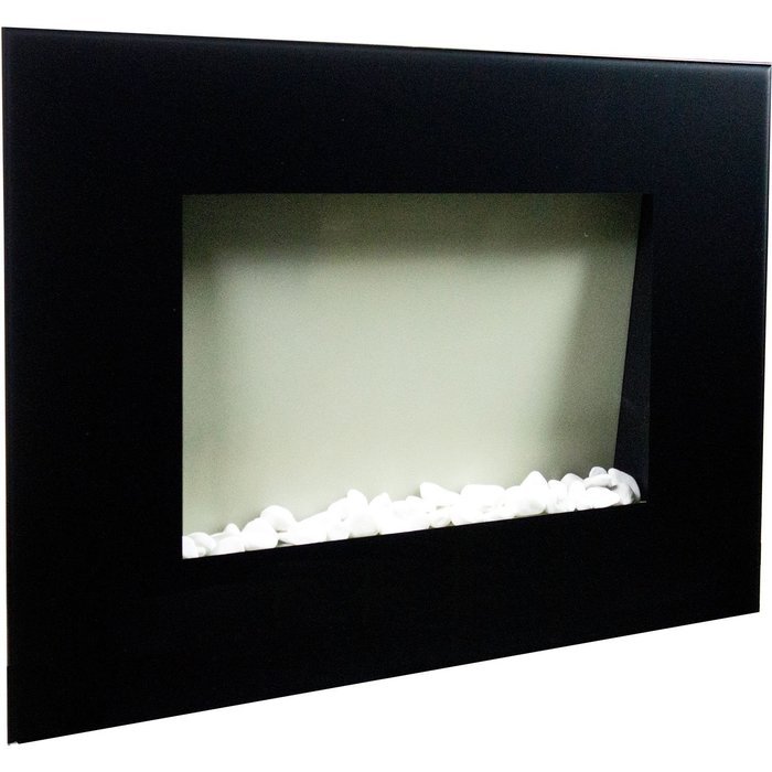 Warm House OWF-10303 Oslo Wall-Mounted LED Fireplace with Color-Changing Flame Effect N9
