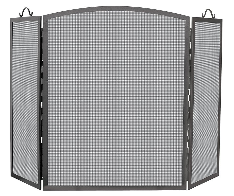 UniFlame 3 Panel Olde World Iron Arch Top Screen, Large