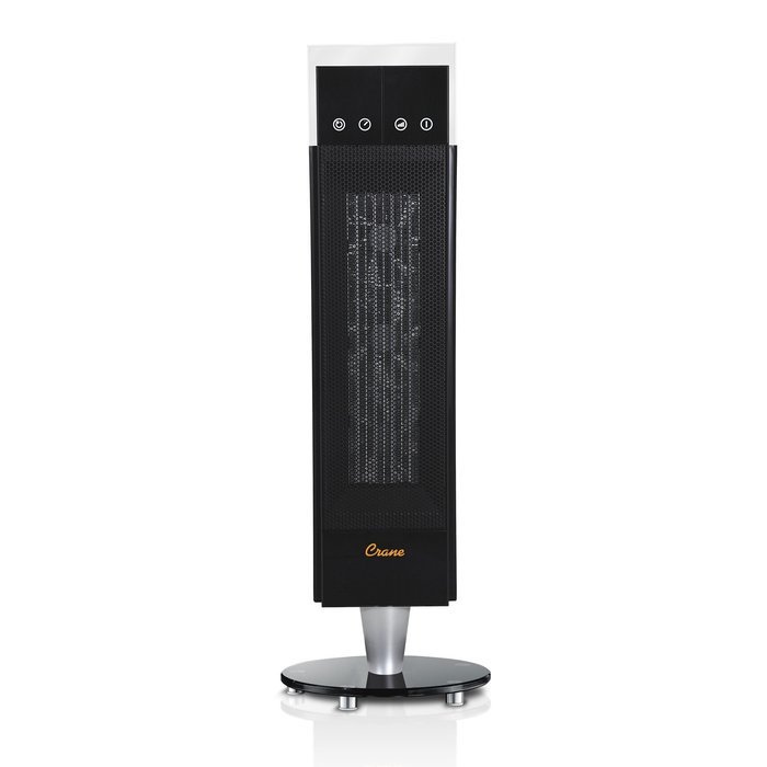 Crane USA EE-8080 Crane Ceramic Tower Heater, Black, 32 Inch