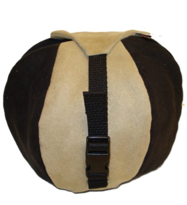 Tea Cozy for 40 Oz Teapot with Black and Tan Microsuede - Made in the USA!