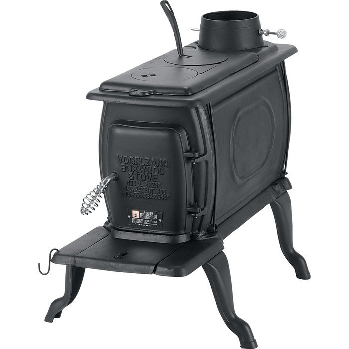Vogelzang 54,000 BTU Cast Iron Boxwood Stove, Model# BX26E N3