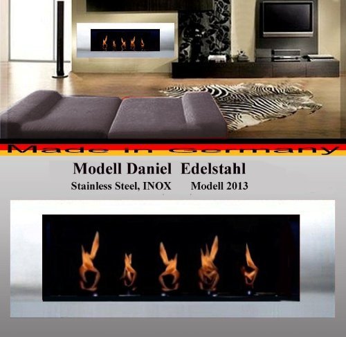 Gel + Ethanol Fire-Places Bio Ethanol Firep Place Model Daniel Red N5