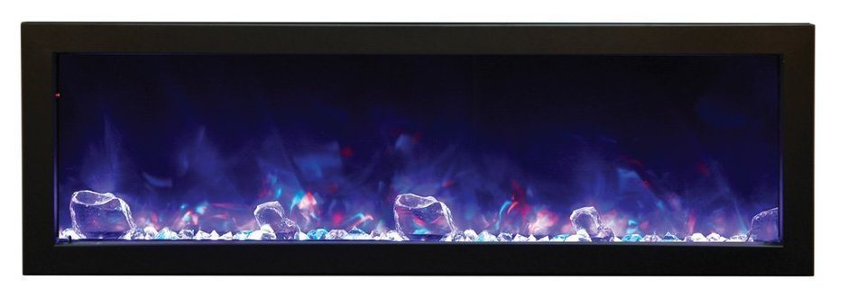 Amantii BI-60-DEEP - 60" wide x 12" deep - Electric Fireplace N7