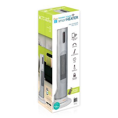 Ultra Slim Crane Smart Tower Heater, Heats Up To 1,000 Sq. Ft., With 3 Speed Control, Wi-fi Connected Mobile Controls...