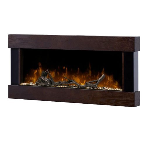 Dimplex DWF1204MA Chalet Wall-Mounted Fireplace, Mocha