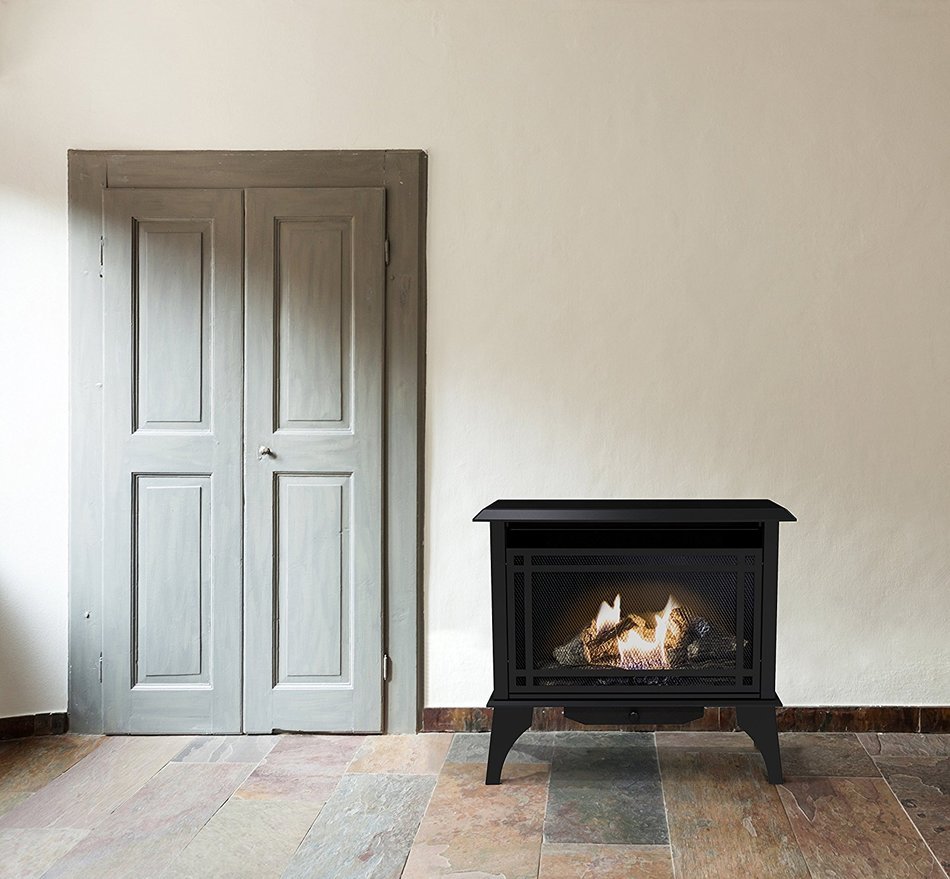 Pleasant Hearth VFS-PH30DT 30000 BTU Vent-Free Gas Stove, 32" N3