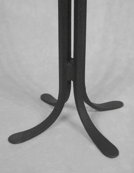 LONG SHEPHERD'S HOOK Fireplace Hearth Tool Set with SQUARE OPEN STAND & TWISTS N2