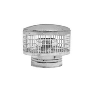 Metal-Fab Stainless Detachable Rain Cap - 8 Inch