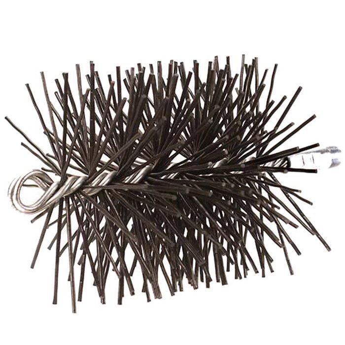 Woodeze Home Decorative Outdoor Fire Place Accessorie 10" Round Poly Brush