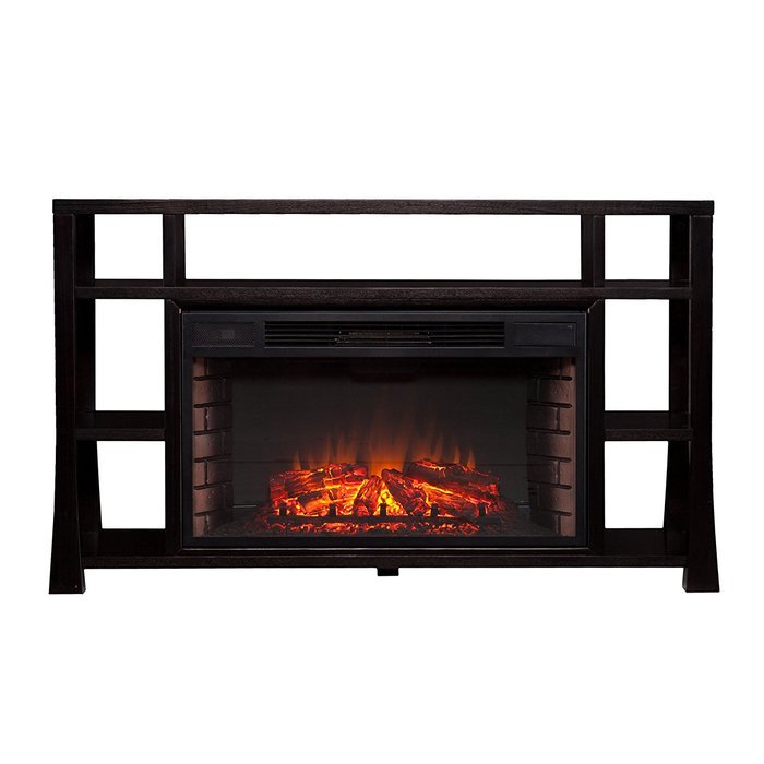 Stockton Media Electric Fireplace - Ebony Stain N5