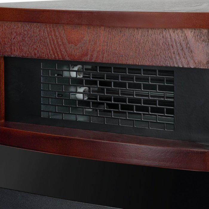 Homegear 1500 SqFt Infrared Electric Portable Space Heater Walnut +Remote Control N2