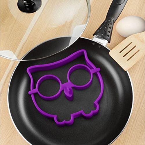 ensunpal store Silicone Owl Fried Egg Mold Pancake Egg