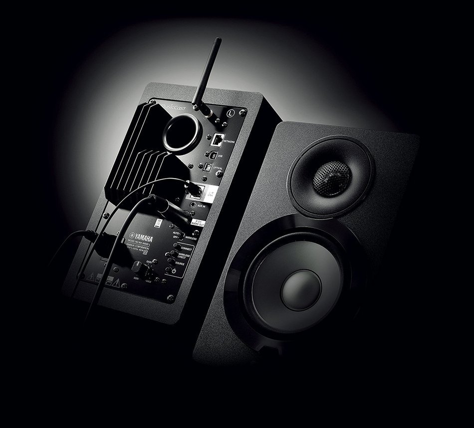 Yamaha NX-N500BL Bookshelf Monitor Speaker System (Black)