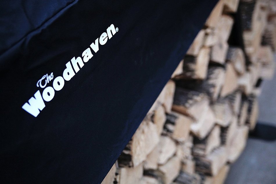 The Woodhaven 5 Foot Crescent Firewood Rack N2
