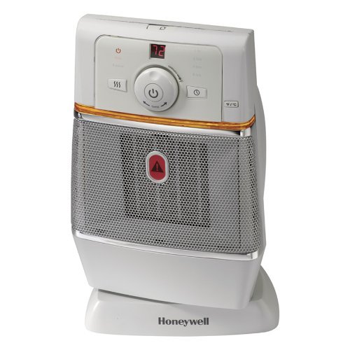 Honeywell Oscillating Ceramic Heater, Gray, HZ370GP free image download