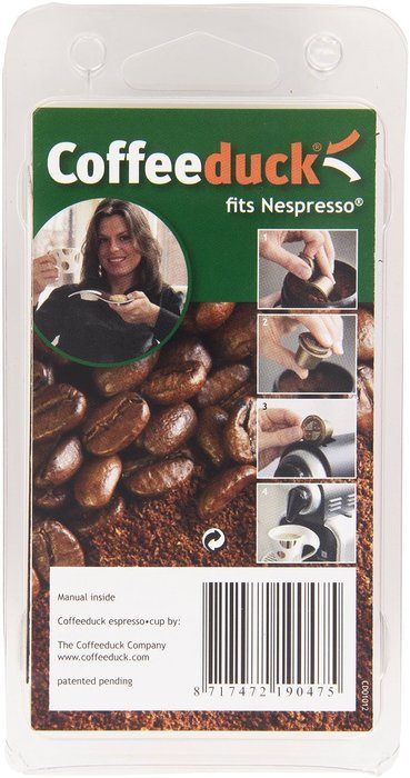 Coffeeduck Refillable Capsules for Nespresso, Universal (3 Capsules) N2