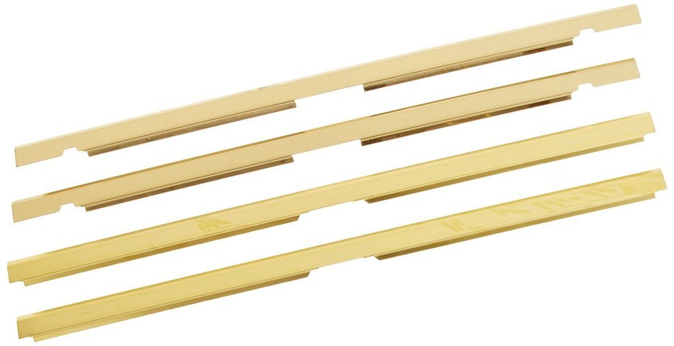 Comfort Flame LT32B Fireplace Louver Trim Kit, 32-Inch, Brushed Brass