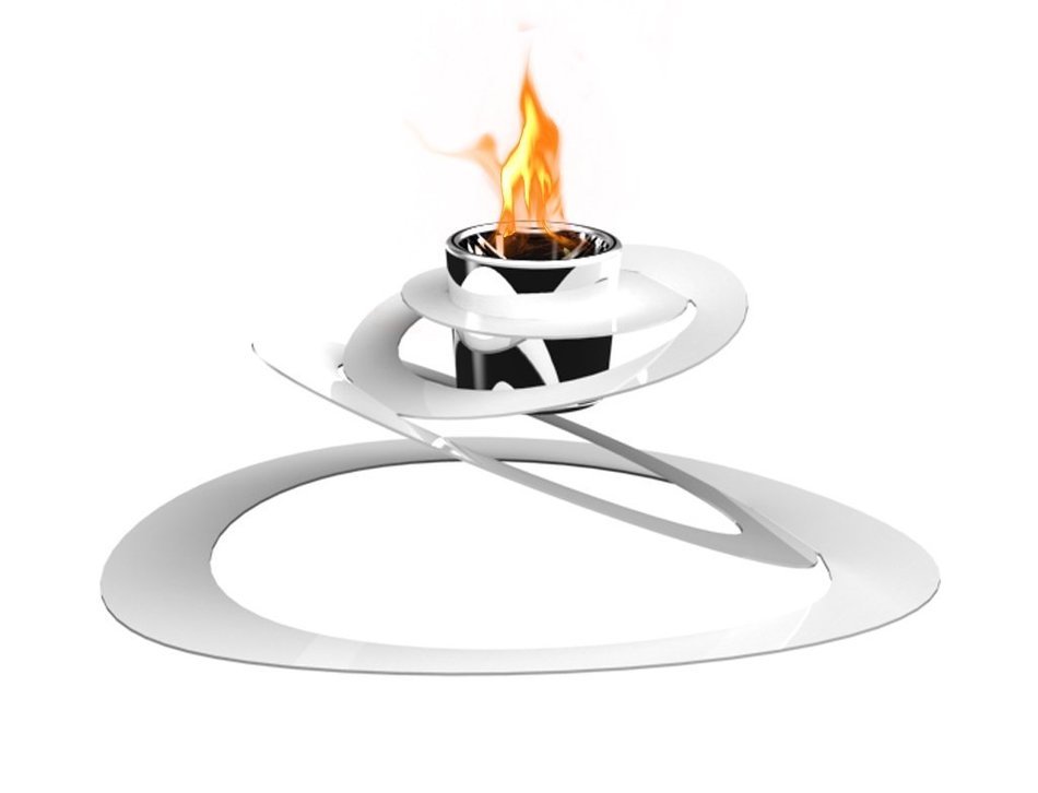 Decorpro 10214 Ovia Fireburner, White N3