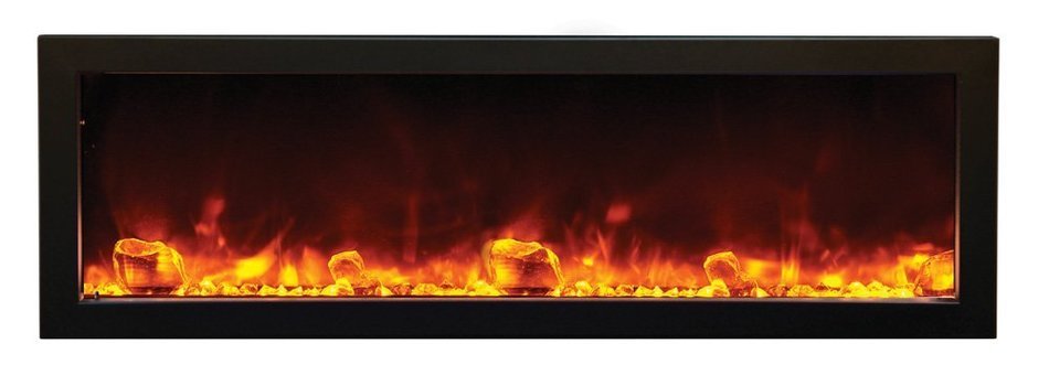 Amantii BI-60-DEEP - 60" wide x 12" deep - Electric Fireplace N11