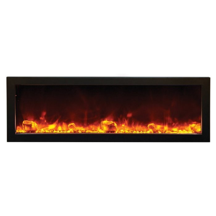 Amantii BI-60-DEEP - 60" wide x 12" deep - Electric Fireplace N13