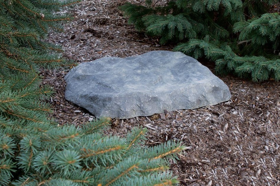 TrueRock Flat Covers, Small, Greystone, 30"L x 23"W x 3"H N11