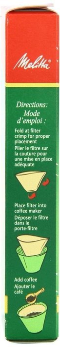 (Pack of 12) Melitta No. 1 Cone Coffee Filters Natural Brown 40-Count Filters