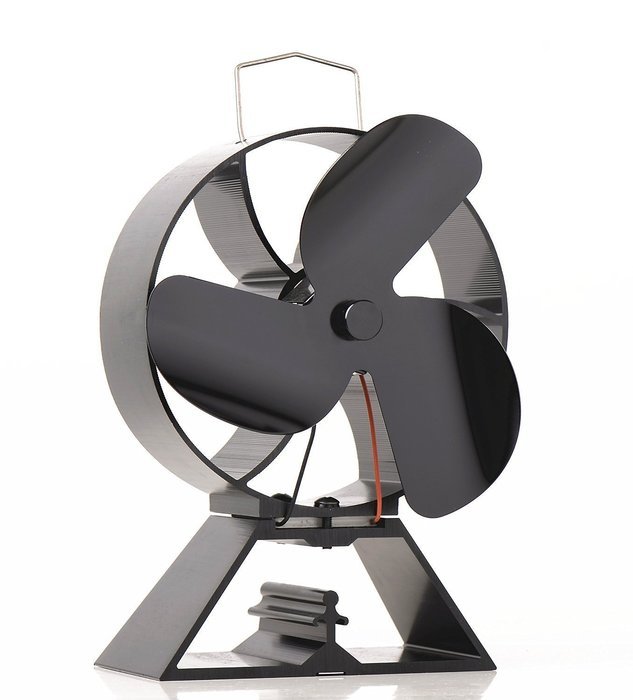 3-Blade Heat Powered Stove Fan for Wood / Log Burner/Fireplace i- Eco Friendly N4