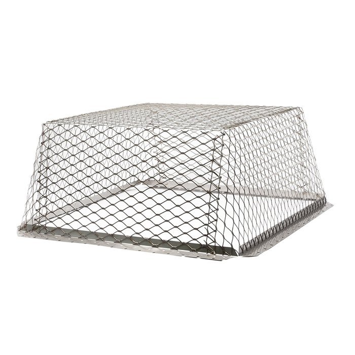 HY-C RVG3030 Stainless Steel Roof VentGuard with Wildlife Exclusion Screen, 30" x 30" x 12"