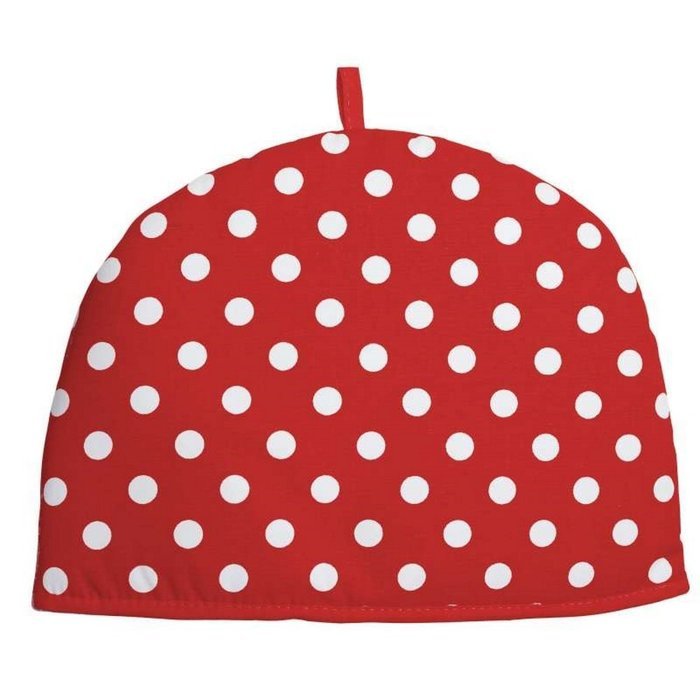 Rushbrookes by Dexam Red Flamenco Spot Cotton 6 Cup Tea Cosy