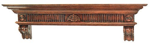 Devonshire Fireplace Mantel Shelf Finish: Unfinished, Shelf Length: 60"