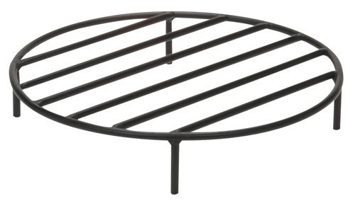 Sunnydaze Round Steel Outdoor Fire Pit Grate, 12-Inch N2