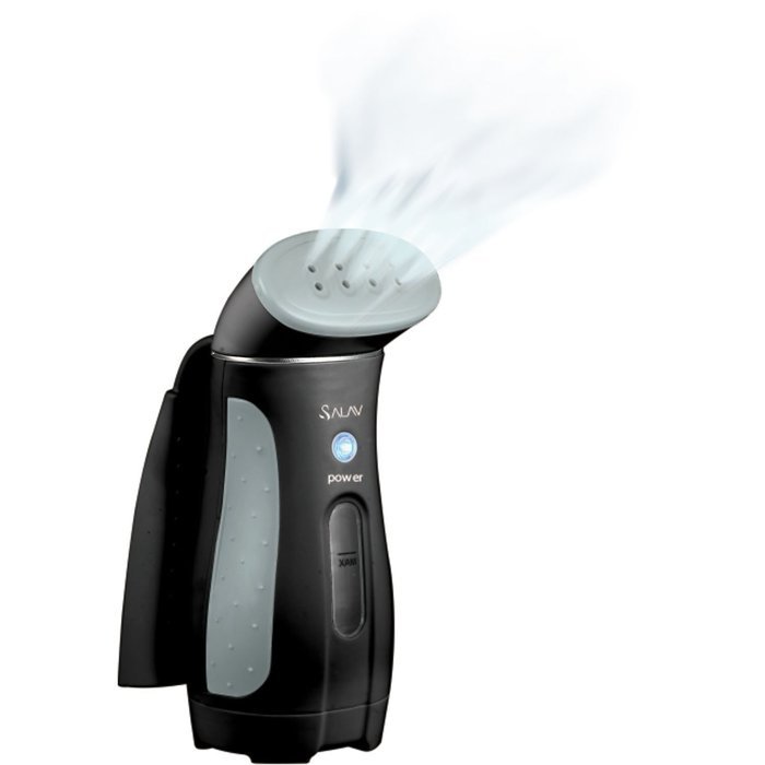 Salav Black 265-Watt Handheld Travel Clothing Steamer with Quick Heating & Automatic Worldwide Voltage, Compact...