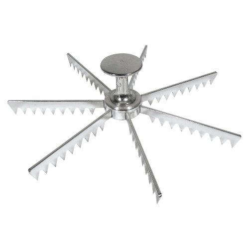 Royal Industries Pie Marker, Cast Aluminum,7-Slice, Silver