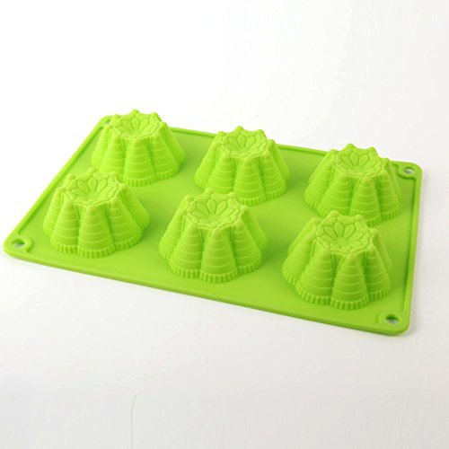 silicone mold 6cups pineapple cups flower cake baking cups flowers pentagram Octagonal Pagoda molds lace mold...