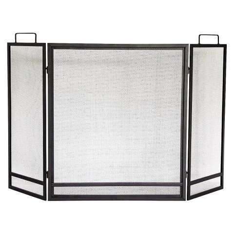 Threshold Fire Screen - Black