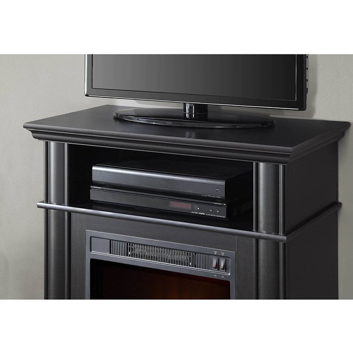 31" Mainstays Media Fireplace Heater for TV's up to 42" Provides Heating up to 400 sq ft and A Flame with or without... N4