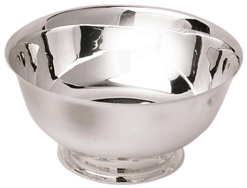 Eastern Tabletop 7006 6-Inch Stainless Steel Classic Paul Revere Bowls, 1/2-Quart