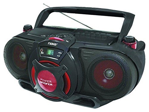 NX-NAXA Electronics Naxa Portable Am Fm Cd Mp3 Usb Cassette