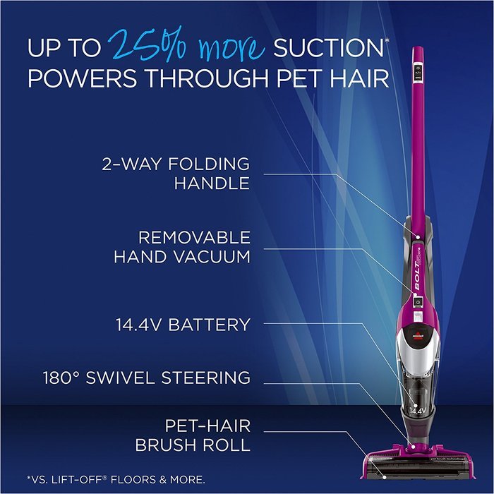 BISSELL BOLT 2-in-1 Lightweight Cordless Vacuum, 12v, 1313 N8