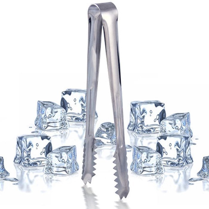 Aikoi Stainless Steel Barbecue BBQ Clip Bread Food Ice Clamp Ice Tong Tool - Pack of 10 N5