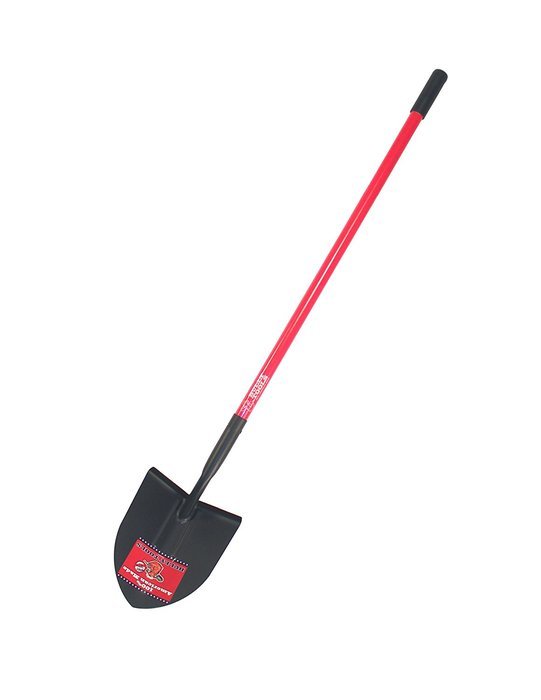 Fiberglass Long Handle Round Point Shovel N6