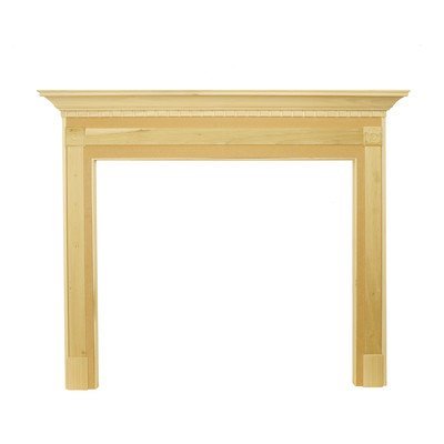 Highlander Fireplace Mantel Surround Shelf Length: 66.5", Finish: Unfinished