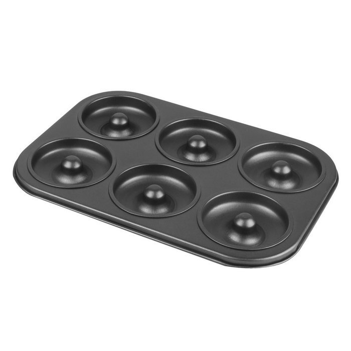 Evelots 6-Cavity Donut & Bagel Baking Pan, Healthy Homemade Doughnuts, 2 Pack N2