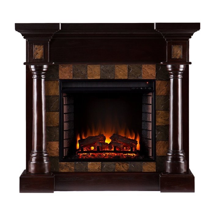 Southern Enterprises Carrington Convertible Electric Fireplace - Classic Espress N7