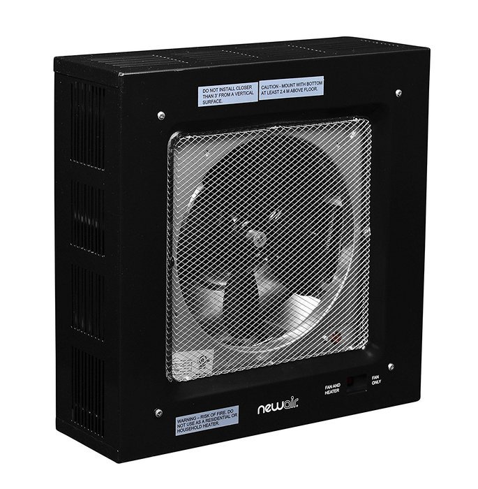 NewAir G80 Electric Garage Heater, 5000-watt, Black N3