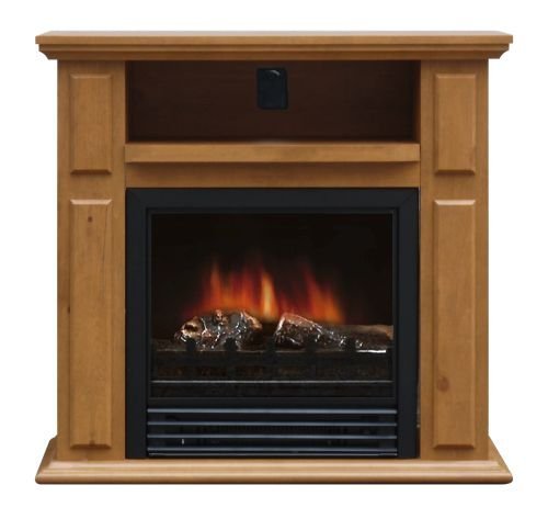 Trygve Electric Fireplace - Oak