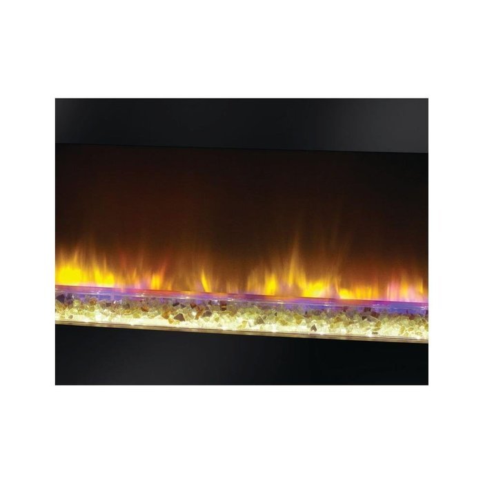 Wall Mounted/ Stand Electric Indoor Portable Fireplace Heater for Sale, 36 in. Glass, Black, Brand New N7