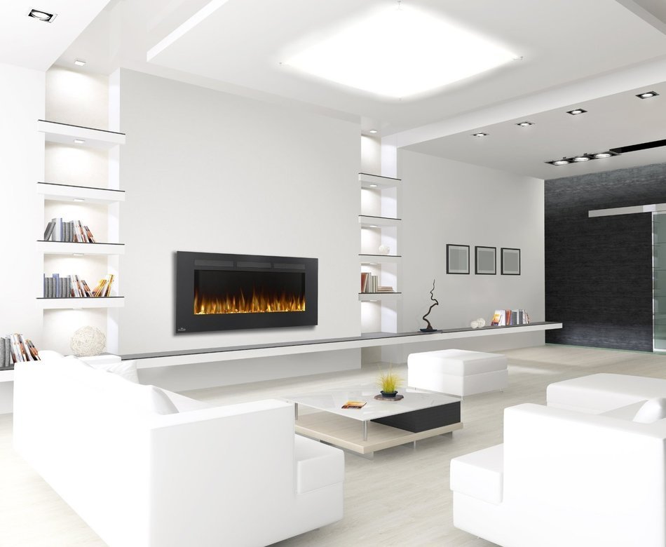 Napoleon NEFL60FH Allure Linear Wall Mount Electric Fireplace, 60" N8