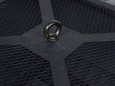 32" Outdoor Metal Firepit Backyard Patio Garden Square Stove Fire Pit W/Cover N8