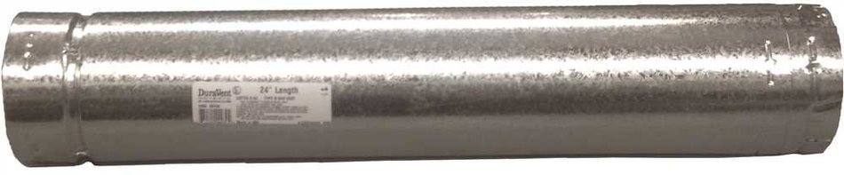 Simpson Duravent Vent Pipe B-Vent Gas 4 " Id X 2 Ft. Galvanized Al Ul